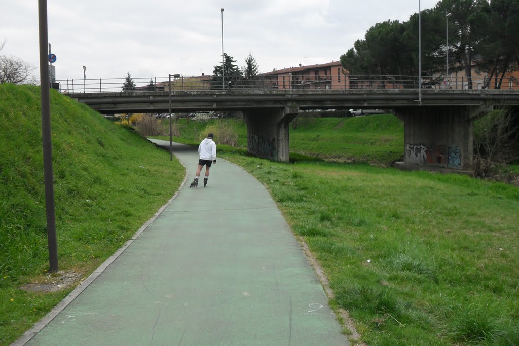 Sport sulla passeggiata verde