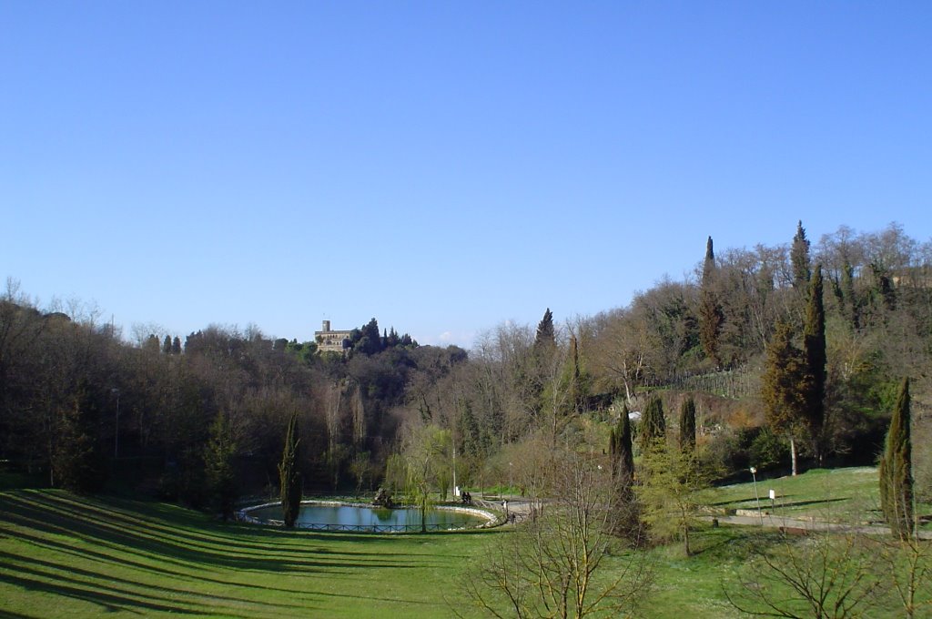I Vallone con il castello della badia