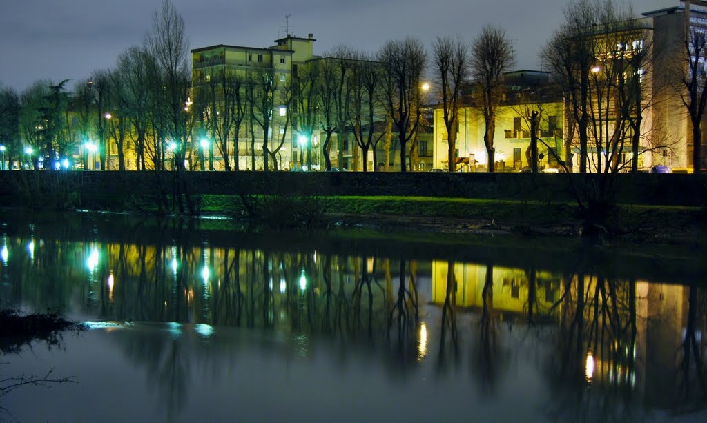 Il Bisenzio in piena