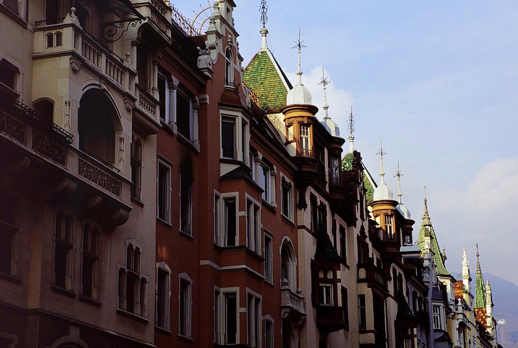 Bolzano, tetti, dicembre 2001