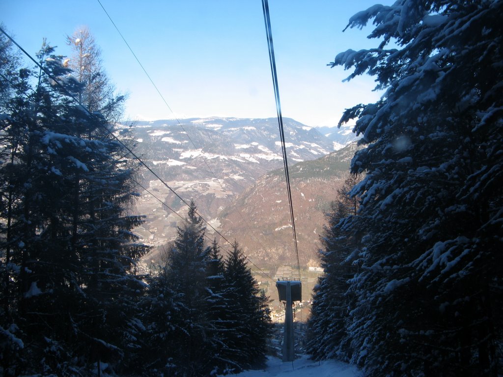 Vista dalla funivia Bolzano/Colle - Bozen/Kohlern