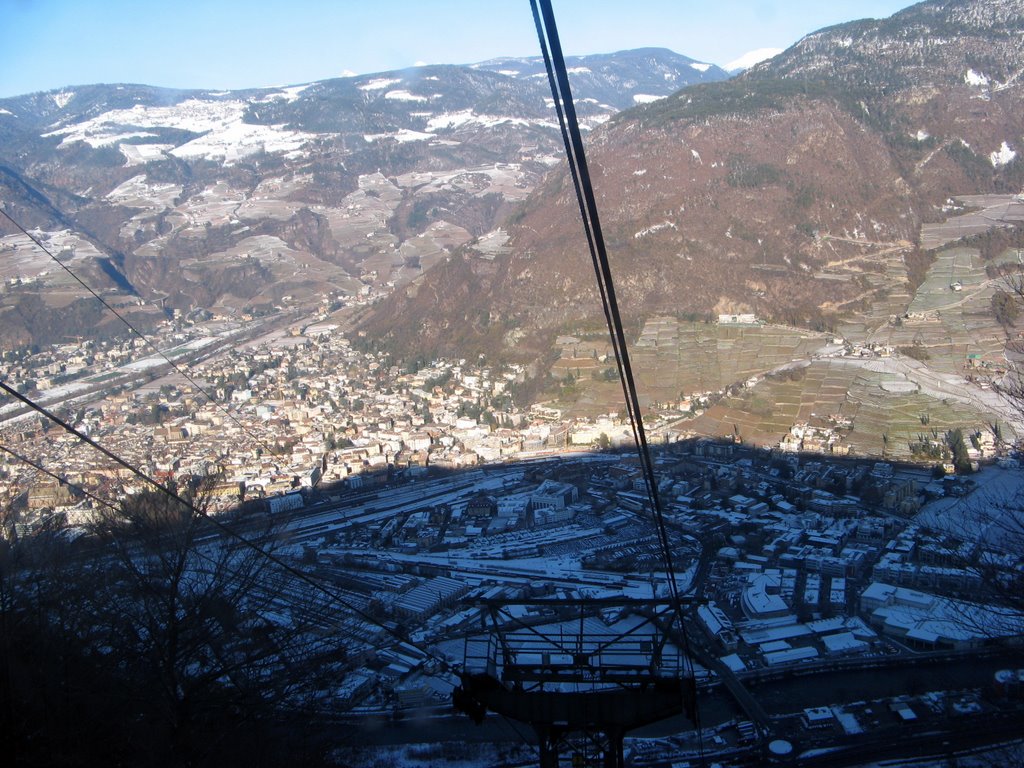 Vista dalla funivia Bolzano/Colle - Bozen/Kohlern