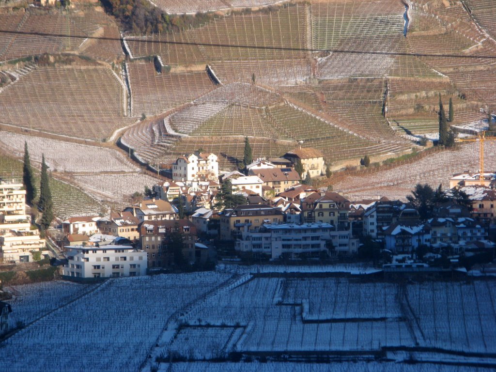 Vista dalla funivia Bolzano/Colle - Bozen/Kohlern
