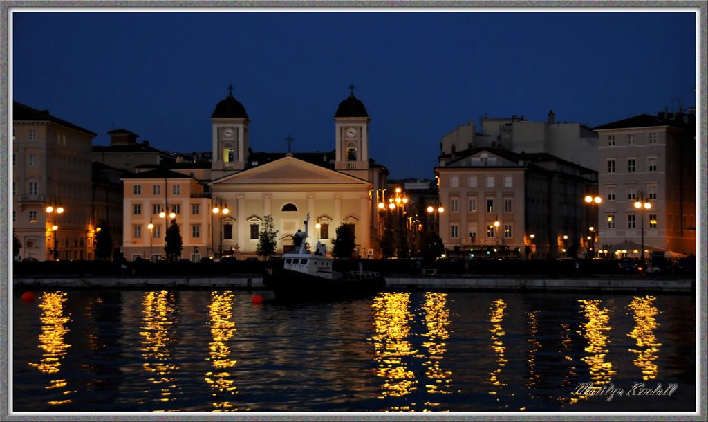 Trieste by night