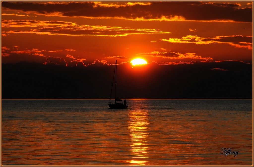 Sunset Boat