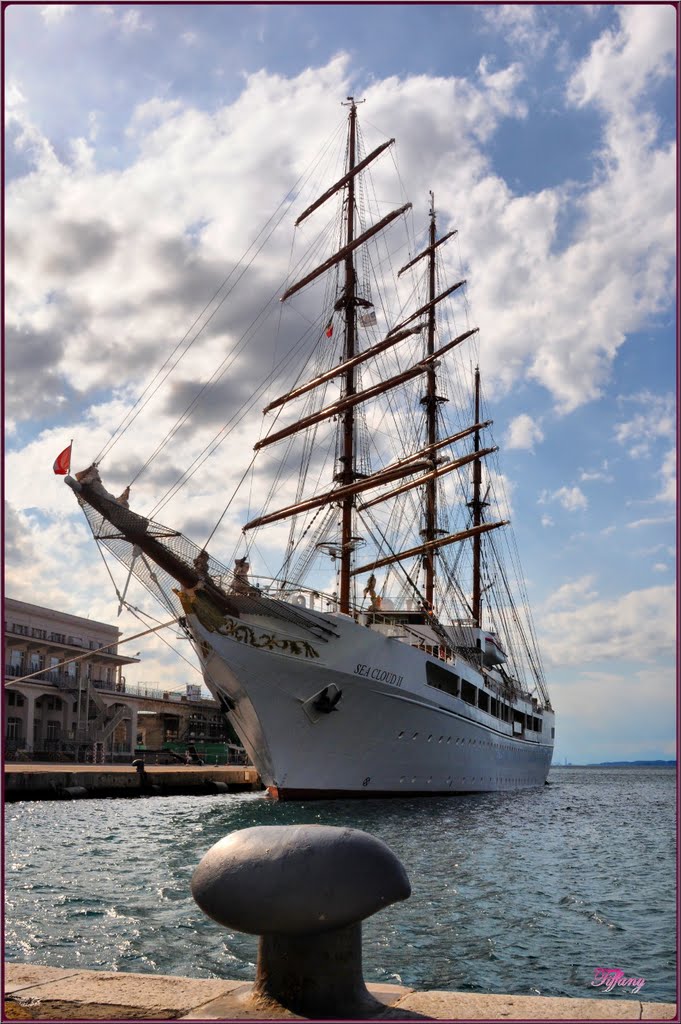 Tall Ship Sea Cloud II - Harbour of Trieste