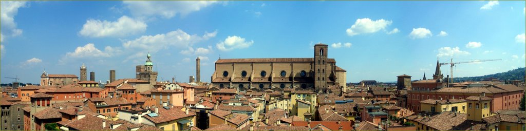 Bologna-Insolito panorama verso levante