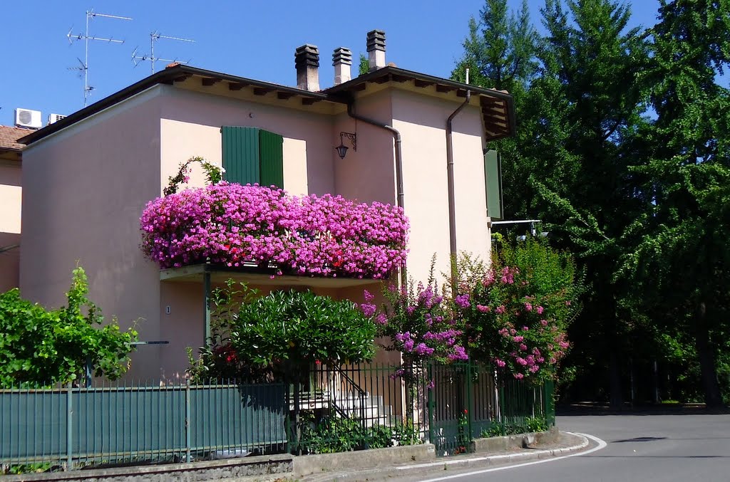 Balcone in fiore