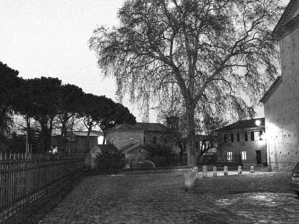 Mausoleo di Galla Placidia al tramonto