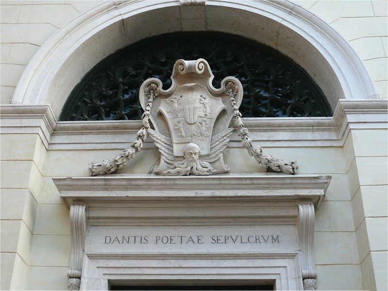 DANTIS POETAE SEPULCRVM (Dante Alighieris tomb) ...