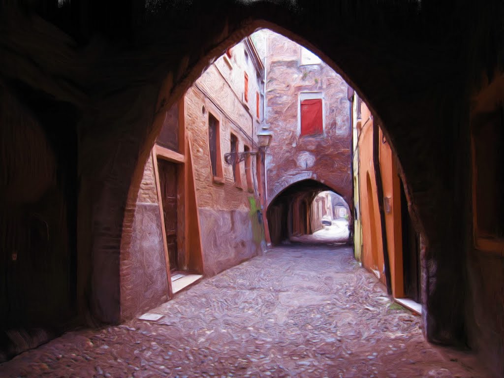 I colori antichi di via delle Volte - The ancient colors of  Via delle Volte