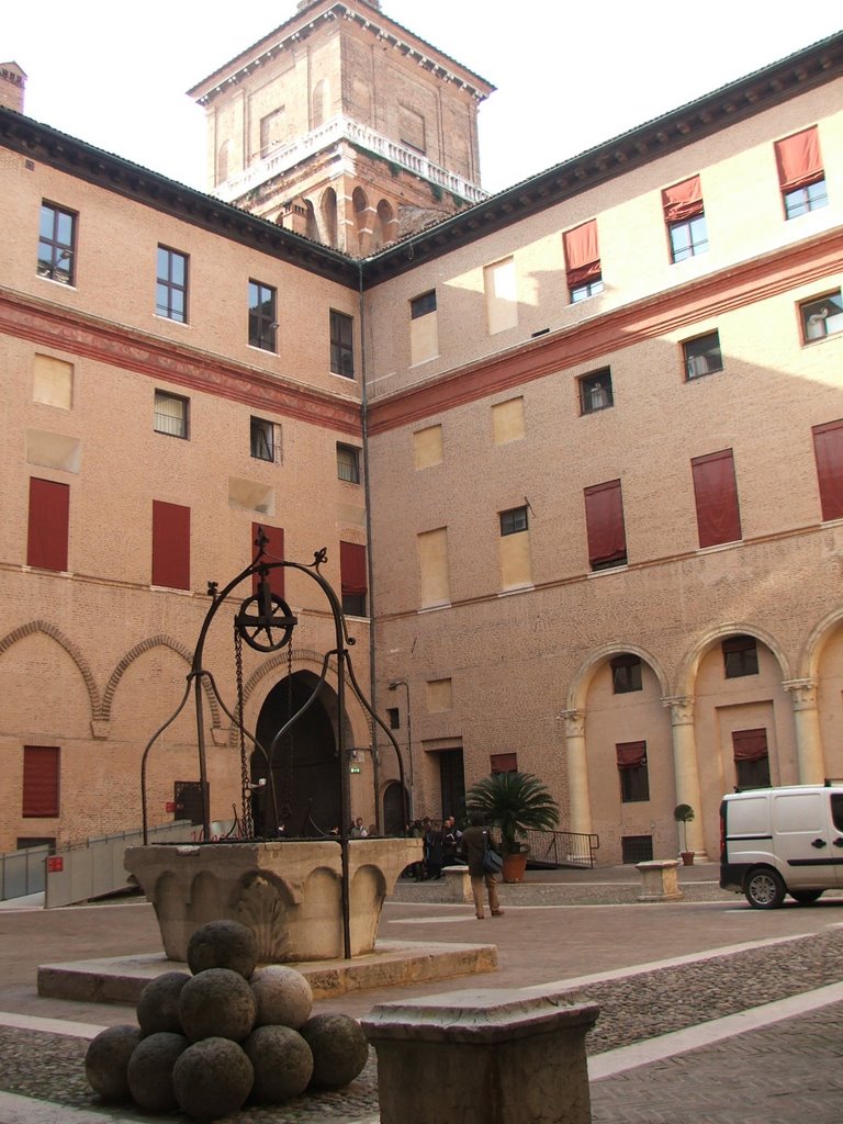 Castello Estense - Courtyard (C14th), Ferrara