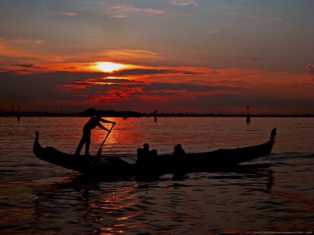 ITA Venezia {Sunset in Laguna Veneta} from Fondamenta di S.Giobbe by KWOT