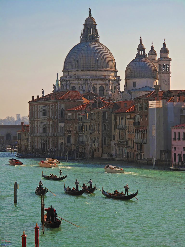 ITA Venezia Santa Maria della Salute (Canal Grande) from Ponte dell Accademia by KWOT {Subtitle: Like a Vinyldisc Cover of Preclassical Music ~ Viva Vivaldi by sotiris hartz & KWOT}
