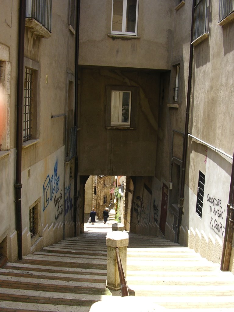 Scorcio del borgo medioevale di Campobasso