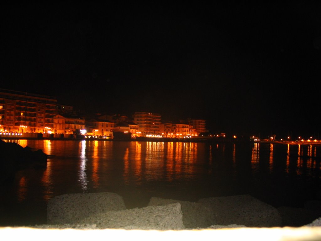Vista lungomare dalla passerella