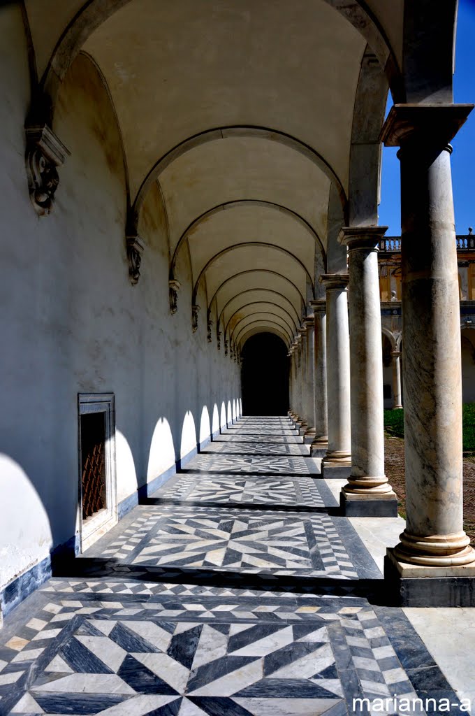 Nel chiostro di San Martino