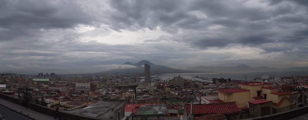 Napoli, a cloudy day in July
