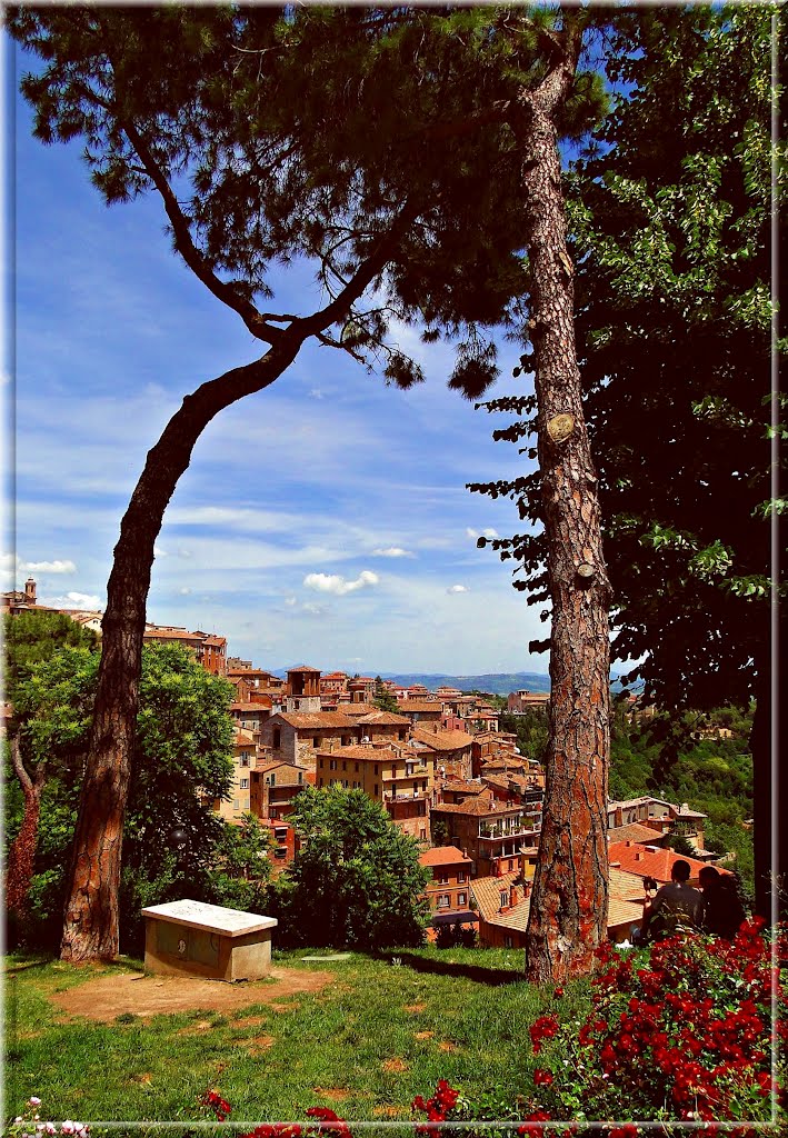 Blick auf Perugia