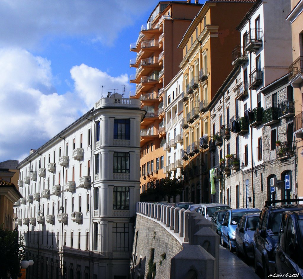Potenza - Via del Popolo e Corso XVIII Agosto 1860