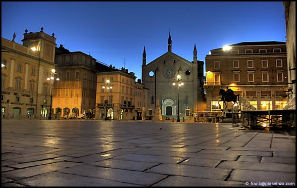 Piazza Cavalli at 6 am