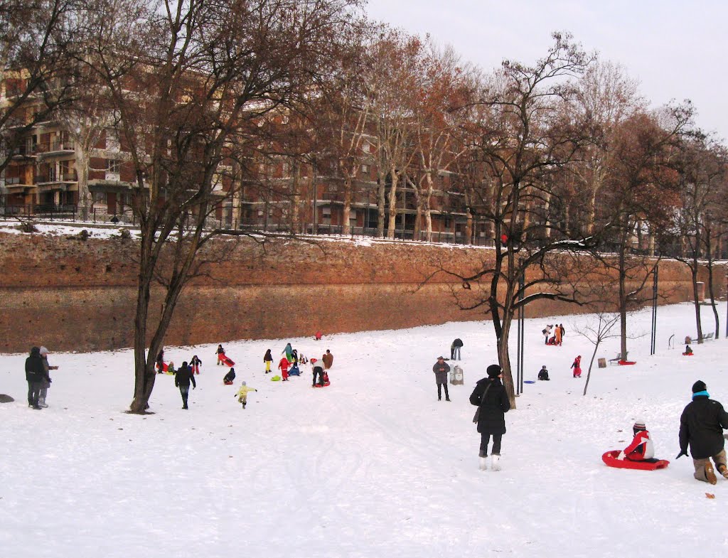 una domenica sulla neve (in città)