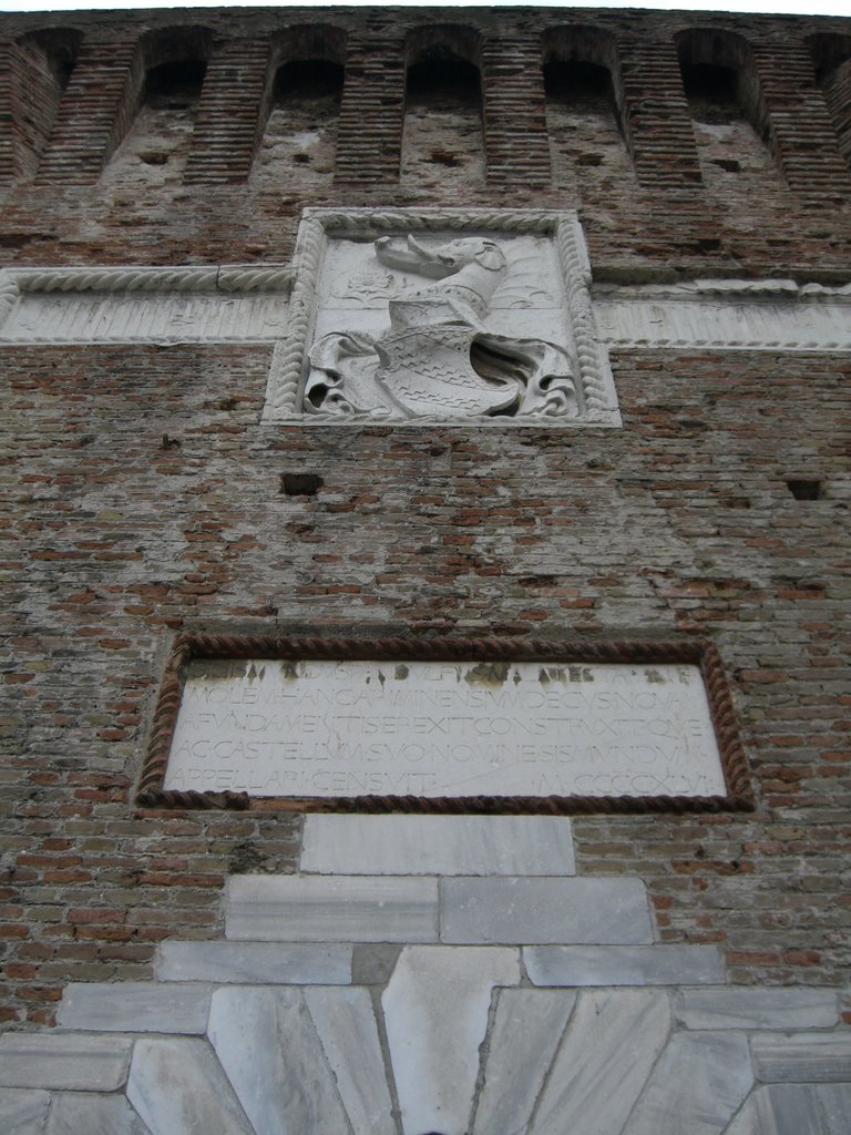 Rimini - Particolare del Castel Sismondo o Rocca Malatestiana - 1437 -