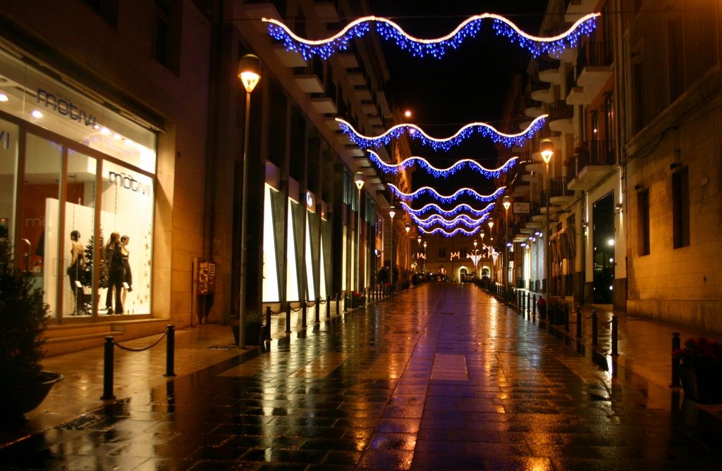 luci di Natale, Corso Matteotti (Siracusa)