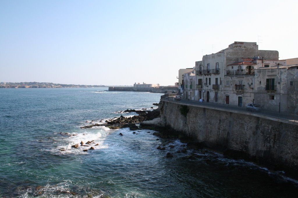 Castello Maniace from Forte Vigliena