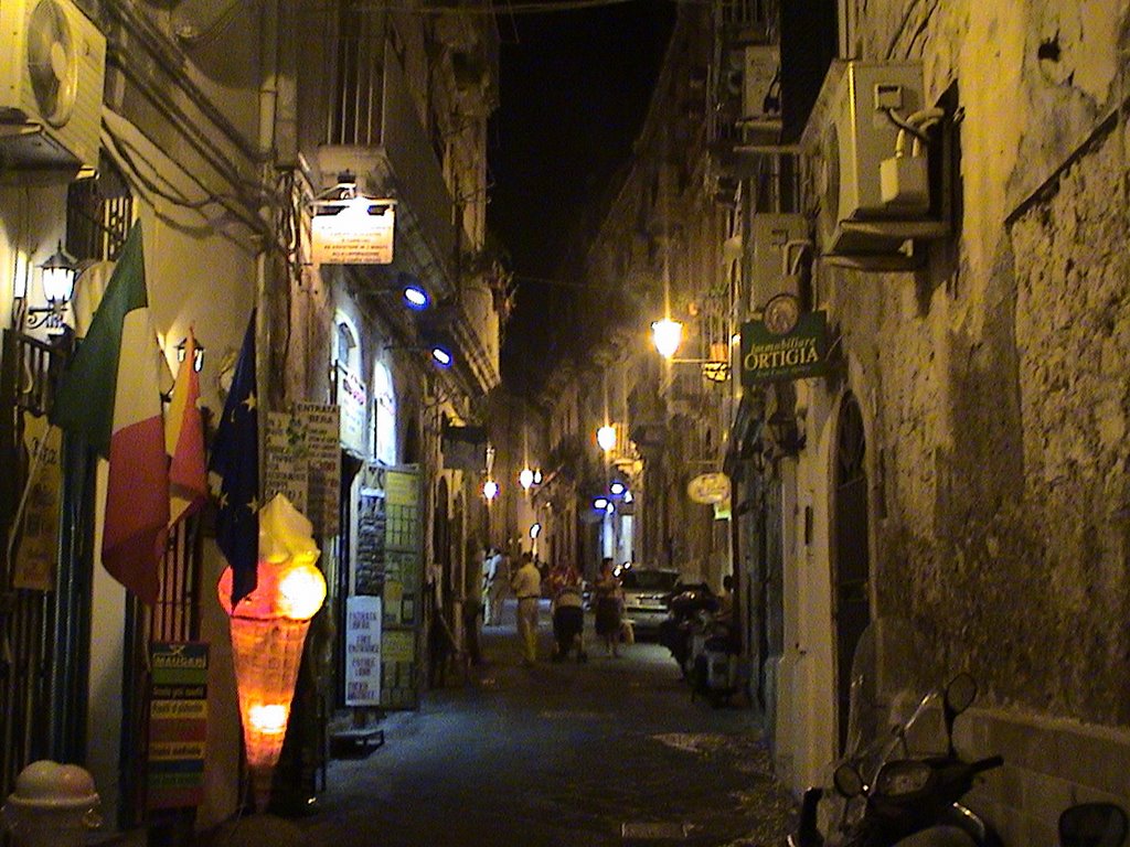 Una strada di Ortigia
