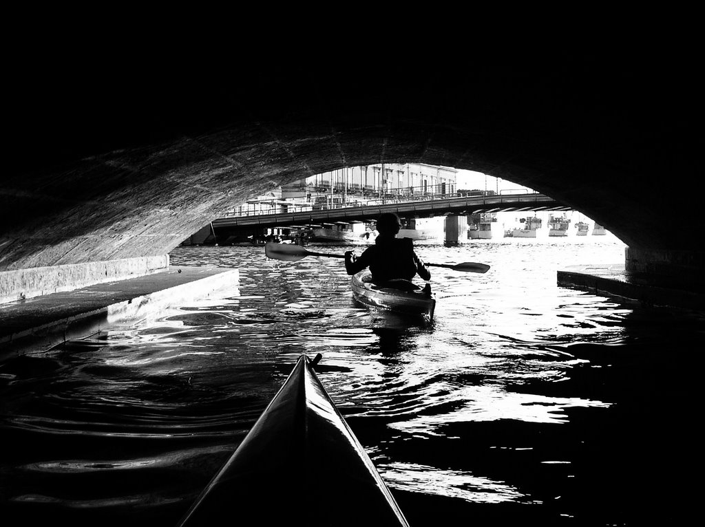 Sotto il ponte Umbertino direzione il gobbo - Under the bridge Umbertino, towards the Hunchback