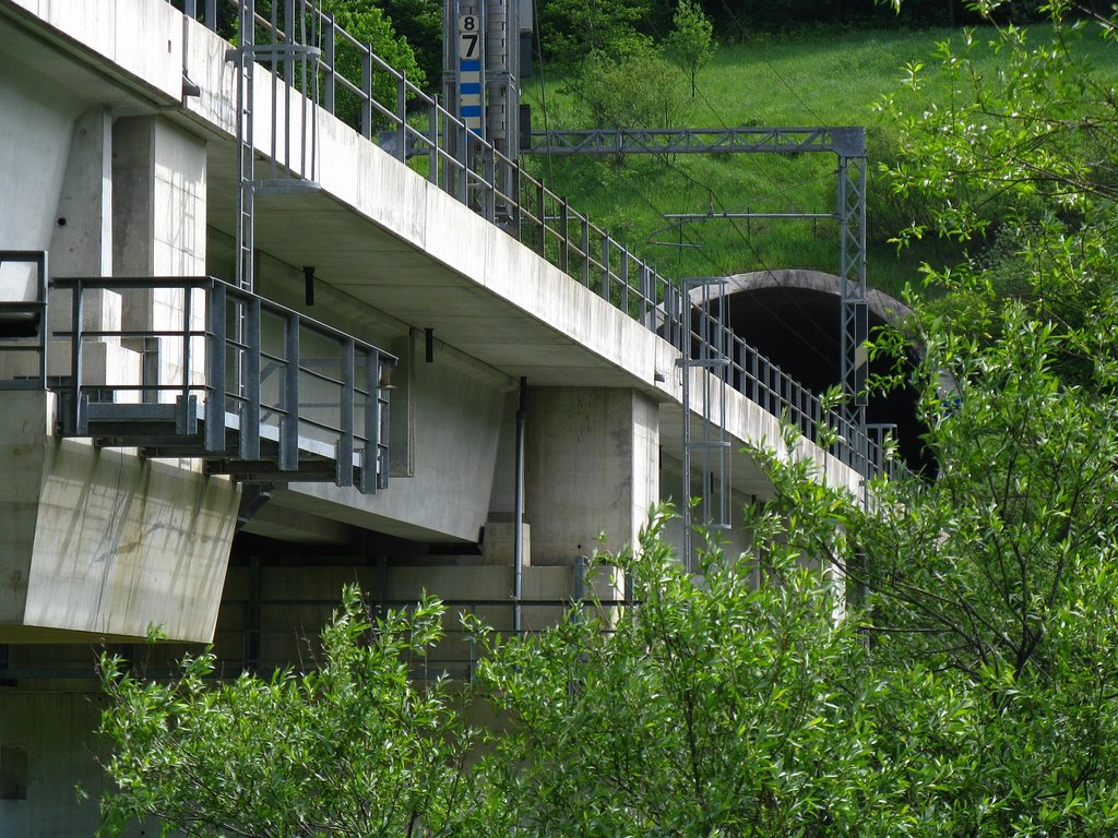 Da fährt die Eisenbahn drüber.