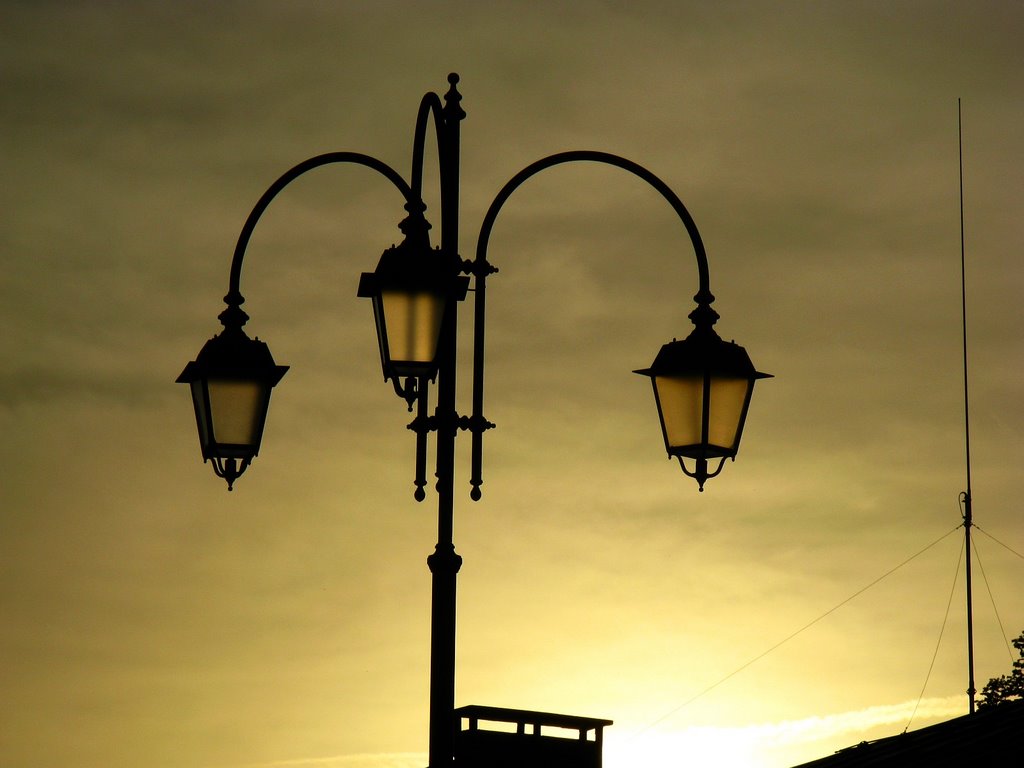 Straßenlampe in Tarvisio