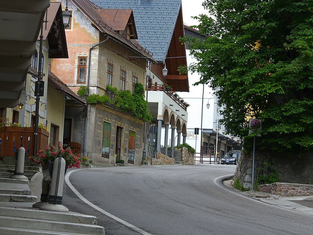 Via Vittorio Veneto, Tarvisio, Italy, 18-06-2011.