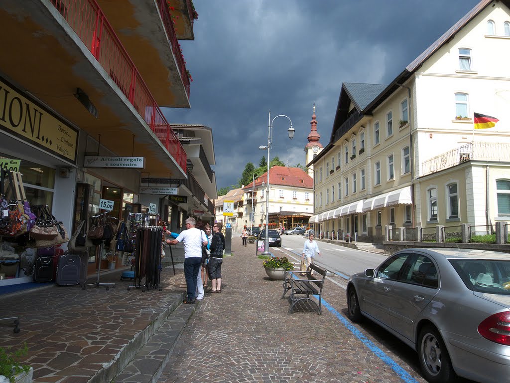 Via Vittorio Veneto, Tarvisio, Italy, 18-06-2011.