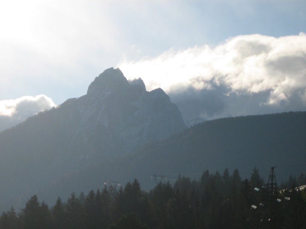 Blick auf den Mangart von Tarvisio