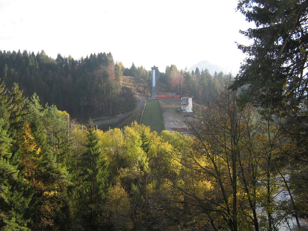 Skisprungschanze in Tarvisio