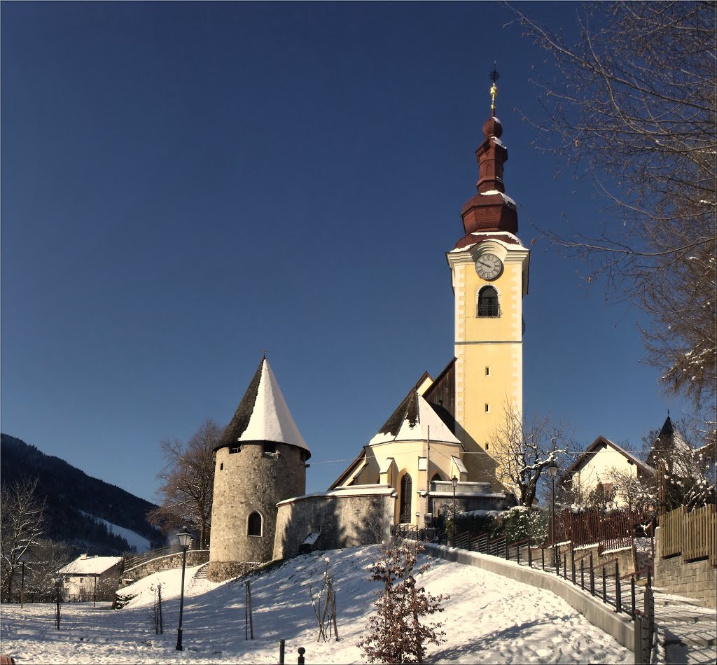 Chiesa dei SS. Pietro e Paolo Apostoli di Tarvisio . . . Tarvisio temploma télvíz idején