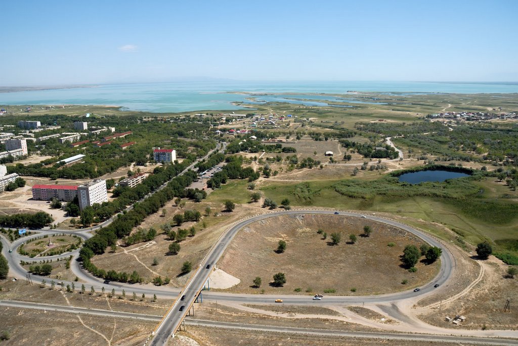 Interchange in Kapchagai
