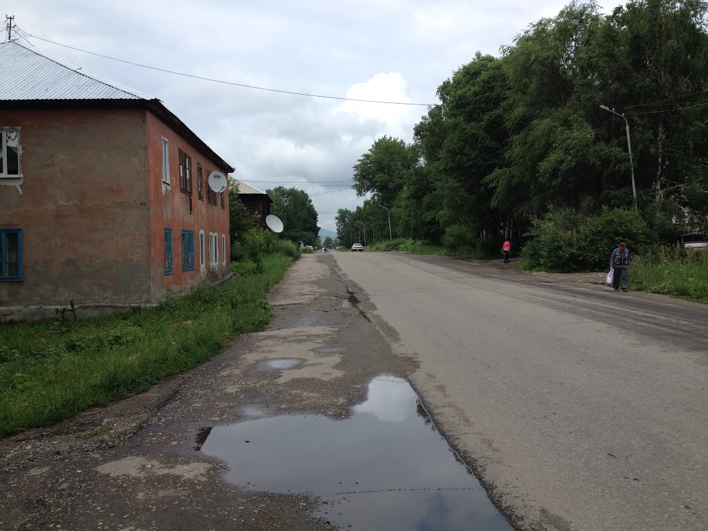 г. Риддер, июль 2014 года, ул. Ауэзова