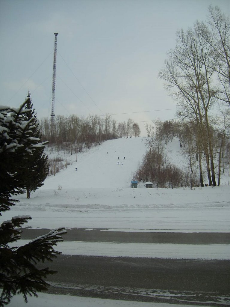 Лыжный спуск