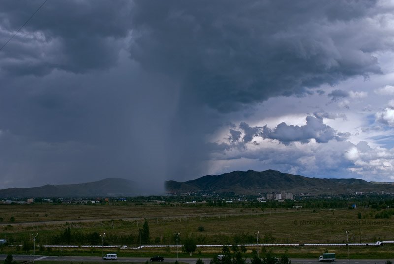 strong rain on Ablaketka area