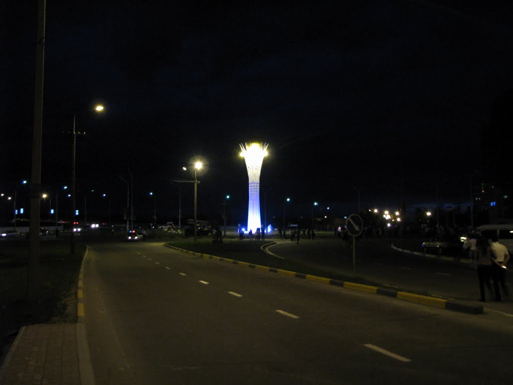 Вид на спуск с Иртышского моста