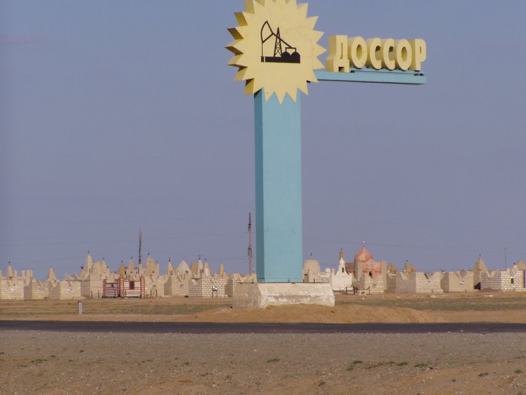 Cemetery at Dosor oilfield area