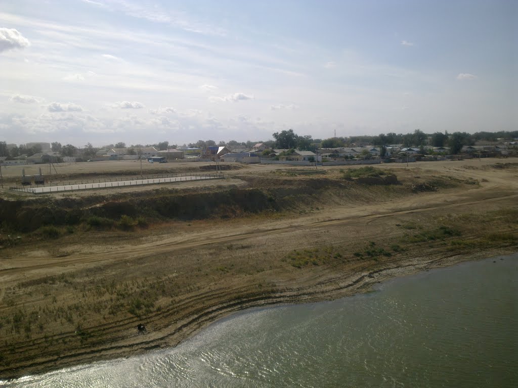 пгт. Индер вид с моста.