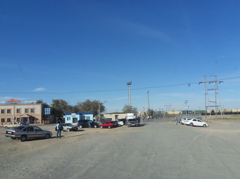 View towards Kulsary Train Station