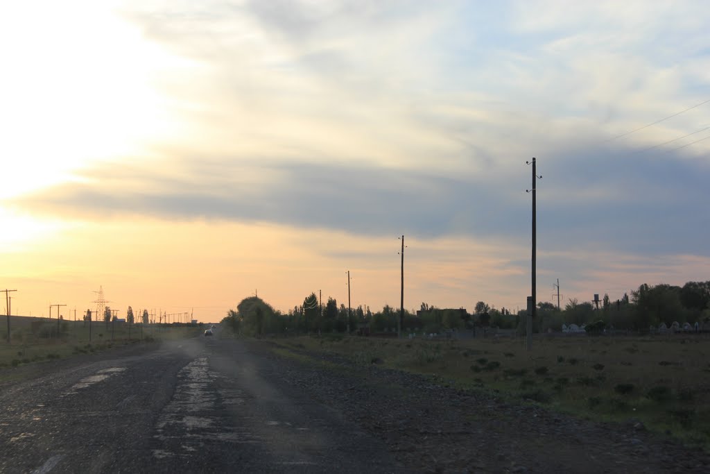 По дороге в Кировск с плотины
