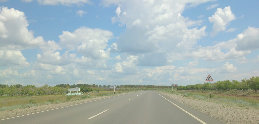 Крутой поворот направо