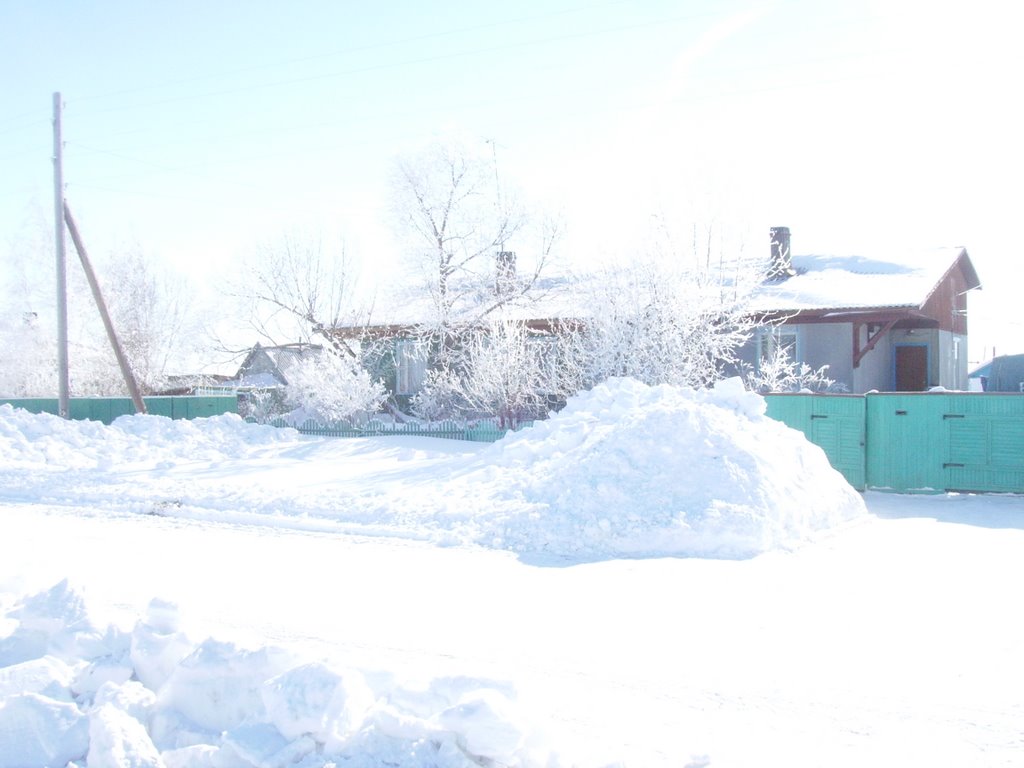 заснеженная зима 2006 с. Барабо-Юдино