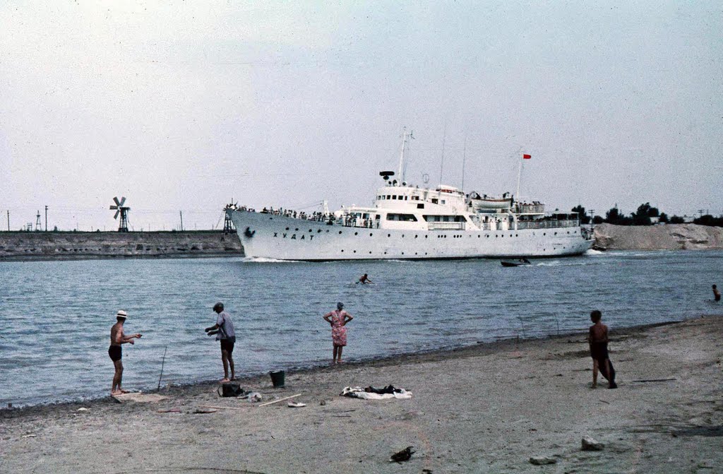 Прогулочный теплоход "Худат" в 1970 году